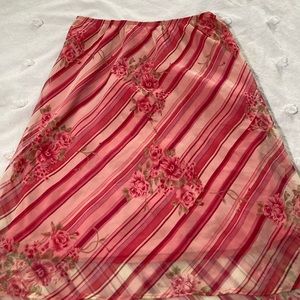 Floral design skirt